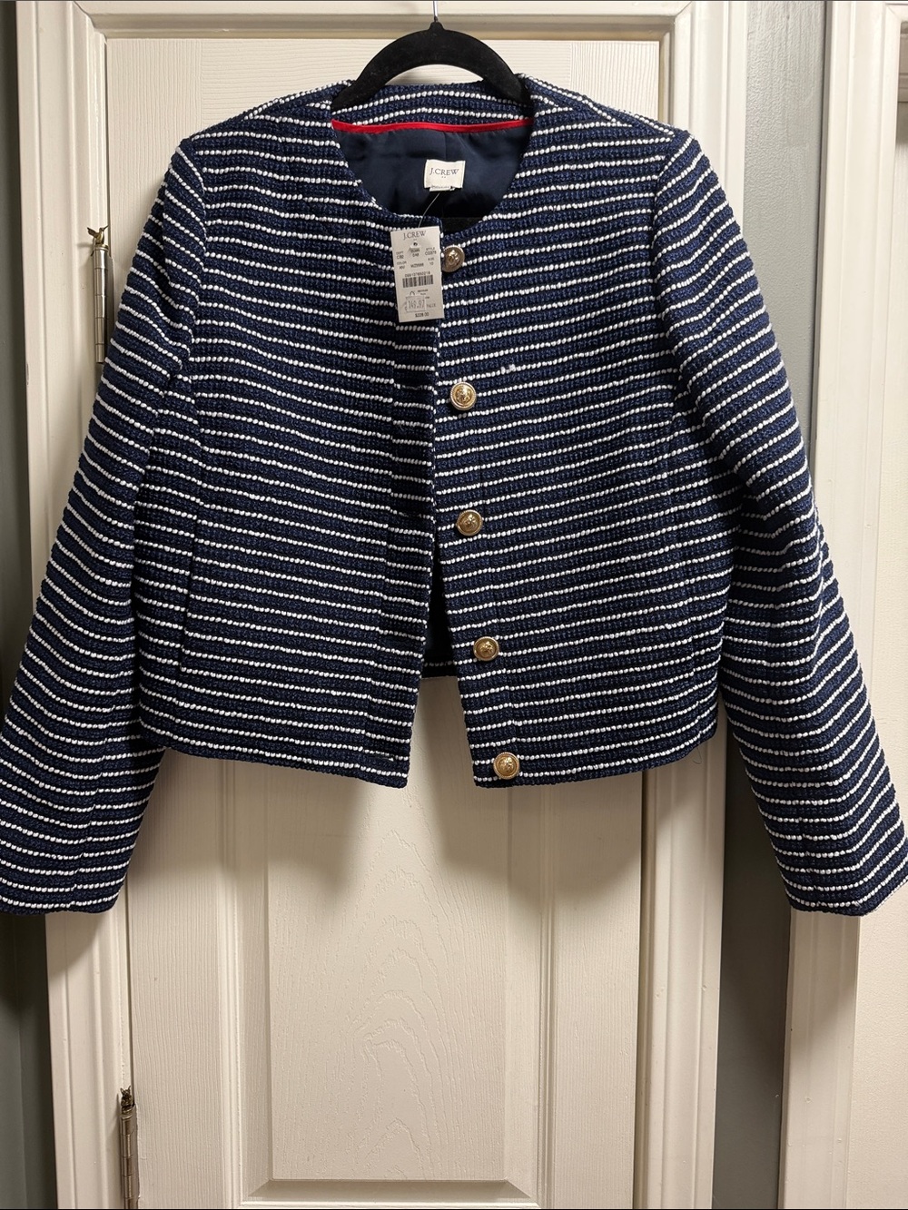 J Crew jacket size 10 new with tags button up blazer jacket